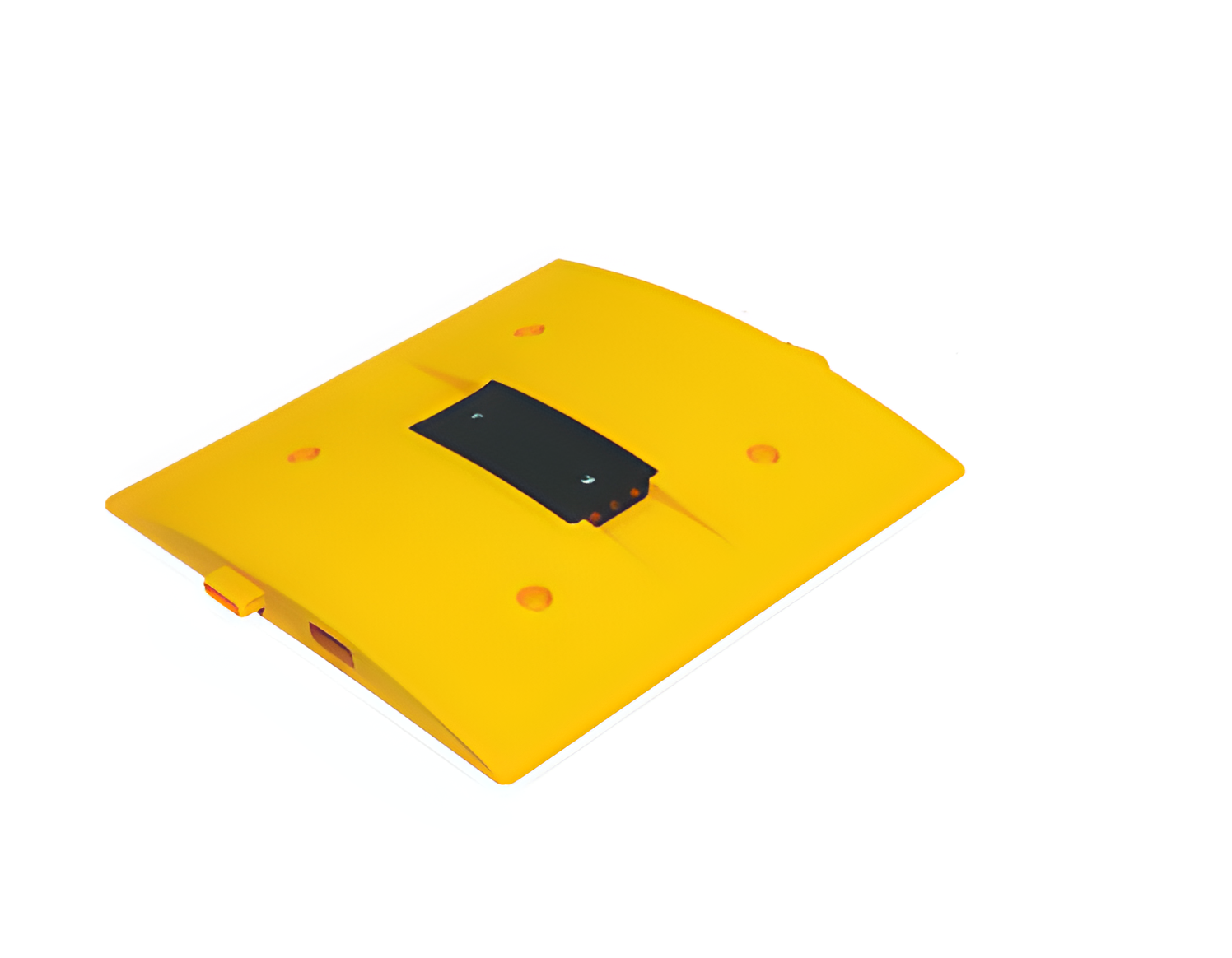 RALENTISSEUR JAUNE AVEC YEUX DE CHAT